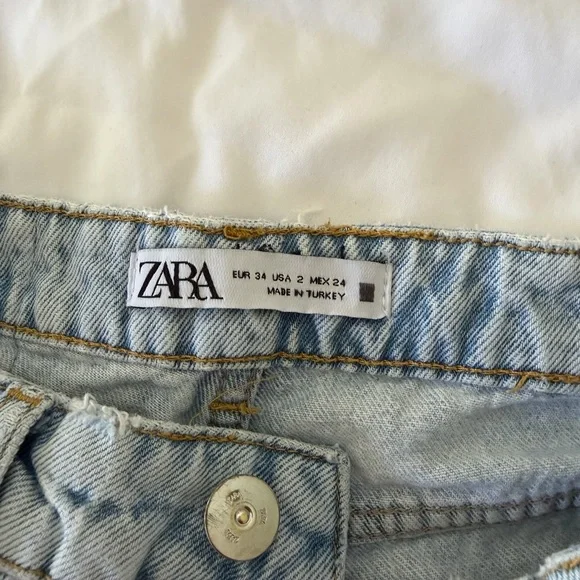 Zara Straight Leg Jeans - Picture 3 of 3